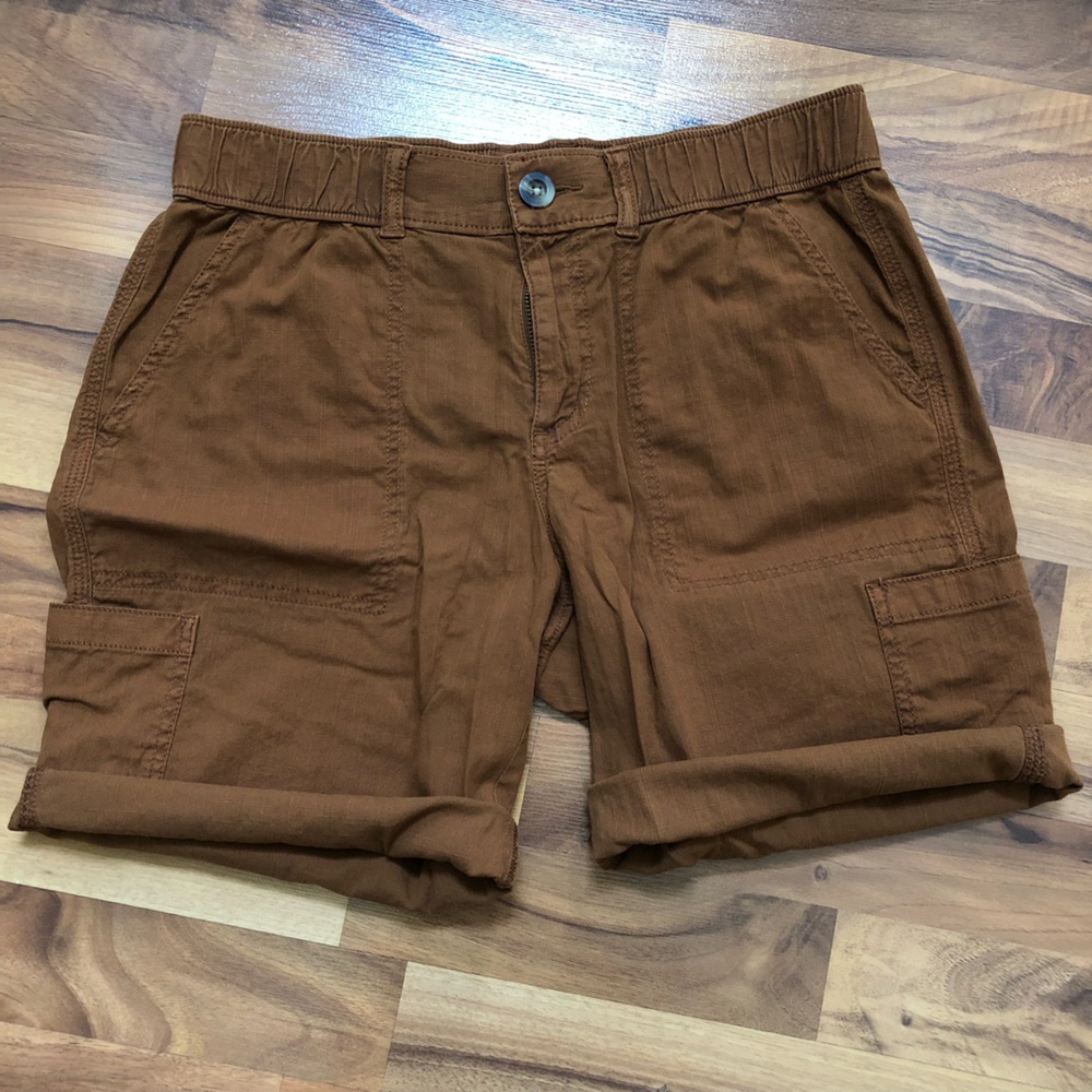 Sonoma Cargo Shorts Brown. Size 8